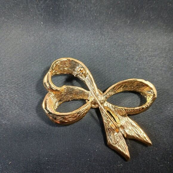 Vintage Roman Gold Tone Brooch Pin - Picture 2 of 8